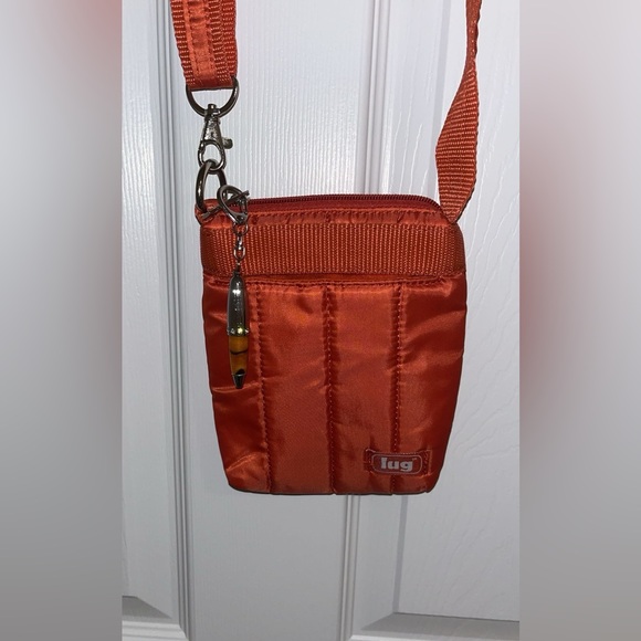 EUC Orange Lug Purse with Pen - Picture 2 of 6